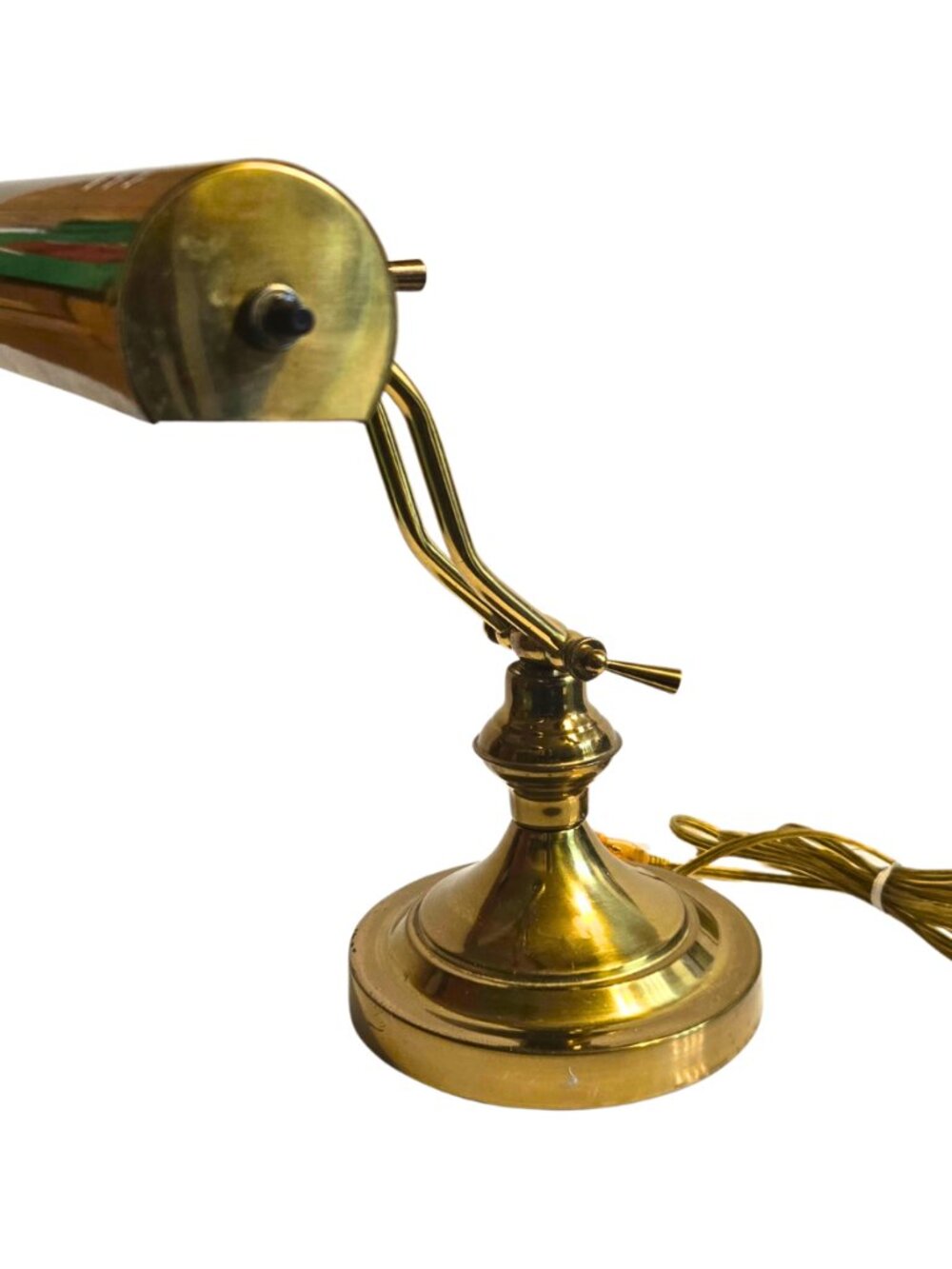 Vintage Brass Piano Desk Lamp Adjustable office lamp table mad man